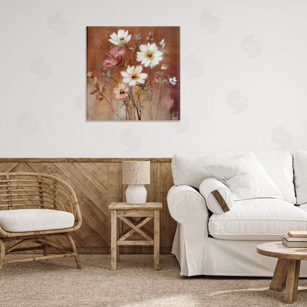 Stupell Industries Sara Culpepper | Mocha Flowers Collection Wall Art