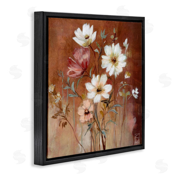 Stupell Industries Sara Culpepper | Mocha Flowers Collection Wall Art