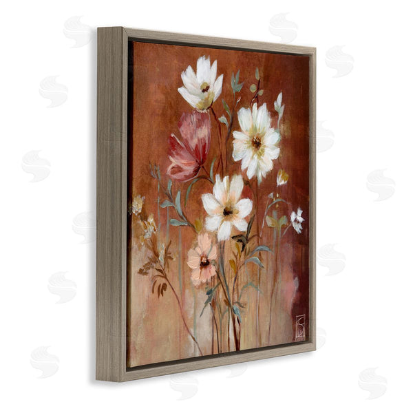 Stupell Industries Sara Culpepper | Mocha Flowers Collection Wall Art
