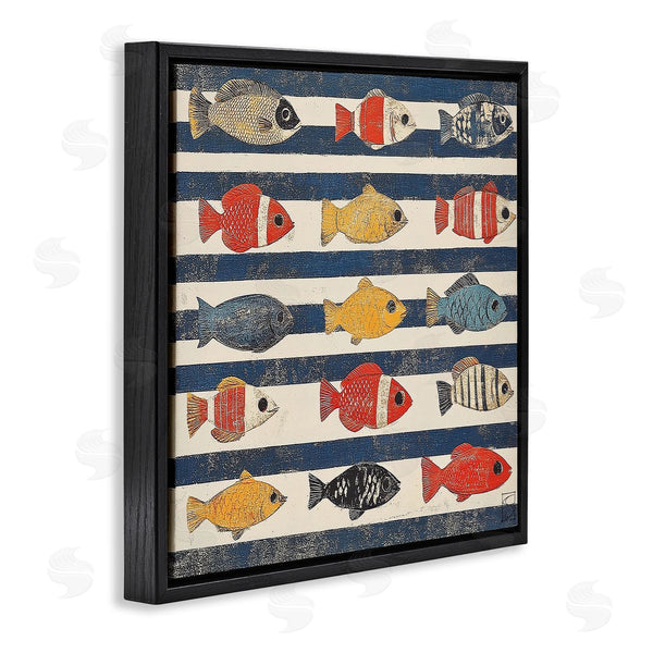 Stupell Industries Sara Culpepper | Nautical Fish Assortment