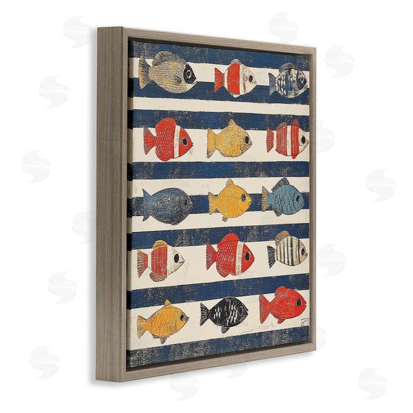 Stupell Industries Sara Culpepper | Nautical Fish Assortment