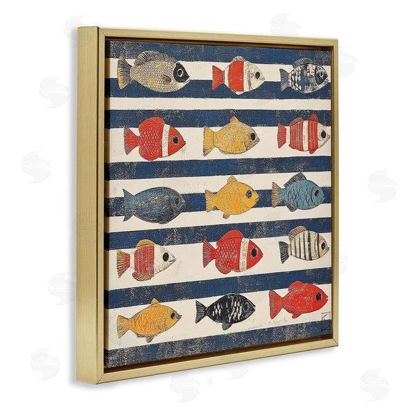 Stupell Industries Sara Culpepper | Nautical Fish Assortment