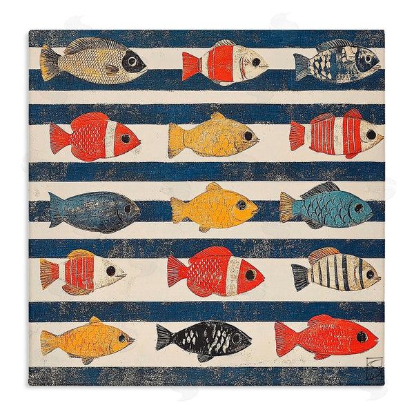stupell industries Sara Culpepper | Nautical Fish Assortment