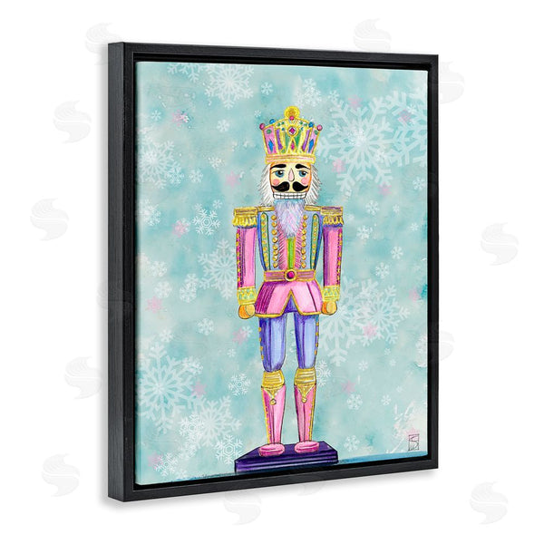 Stupell Industries Sara Culpepper | Pastel Nutcracker On Snowflakes