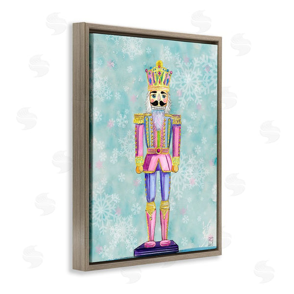 Stupell Industries Sara Culpepper | Pastel Nutcracker On Snowflakes