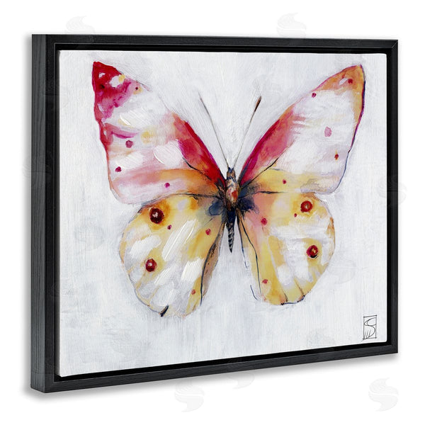 Stupell Industries Sara Culpepper | Pink & Yellow Butterfly