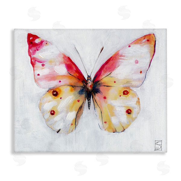 stupell industries Sara Culpepper | Pink & Yellow Butterfly