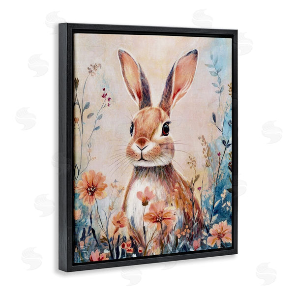 Stupell Industries Sara Culpepper | Rabbit With Wild Daisies