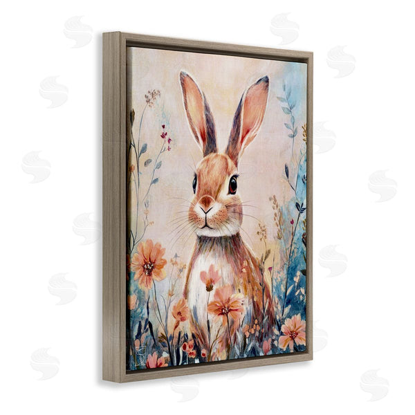 Stupell Industries Sara Culpepper | Rabbit With Wild Daisies