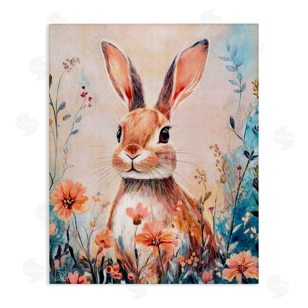 stupell industries Sara Culpepper | Rabbit with Wild Daisies