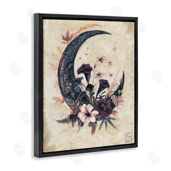 Stupell Industries Sara Culpepper | Vintage Moon & Floral Wall Art
