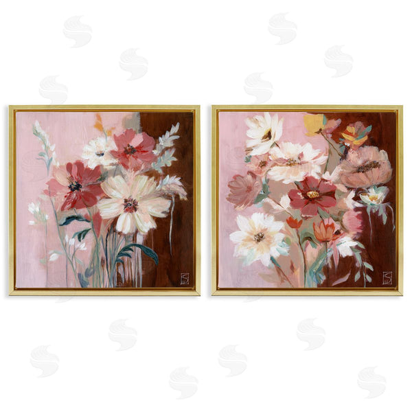 Stupell Industries Sara Culpepper | Warm Hued Bouquets