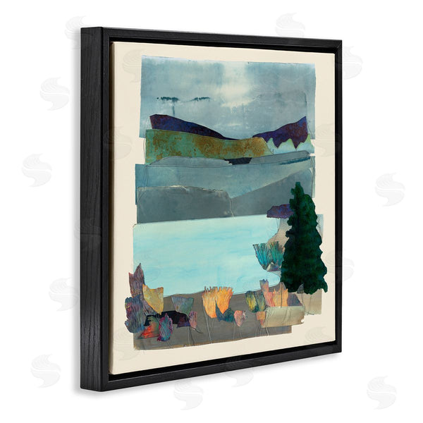 Stupell Industries Sara Everett | Abstract Lake View Scene Wall Art