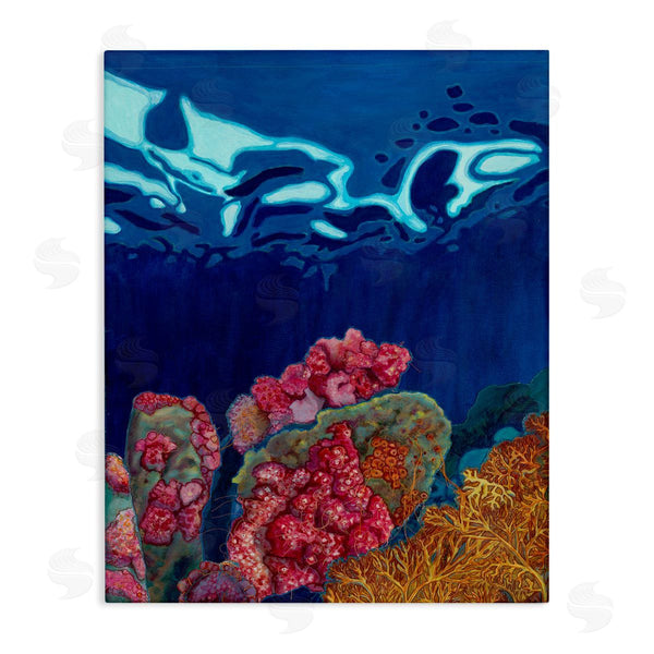 stupell industries Sara Everett | Abstract Underwater Coral Wall Art
