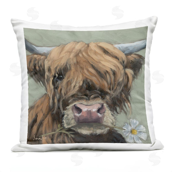 Stupell Industries Sara G. Designs | Blossom Babe Cattle Throw Pillow