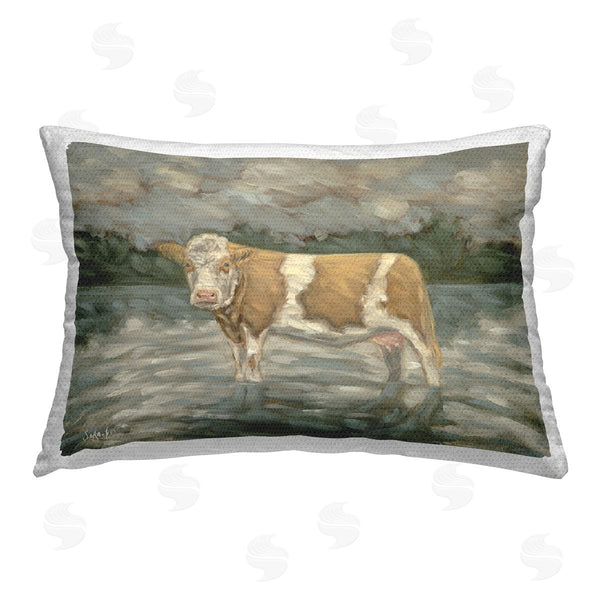 Stupell Industries Sara G. Designs | Cattle Wading In Shore
