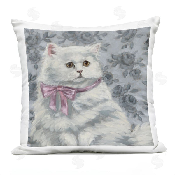 Stupell Industries Sara G. Designs | Coquette Kitty Portrait Throw Pillow