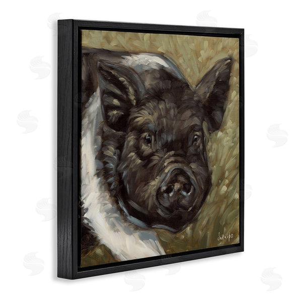 Stupell Industries Sara G. Designs | Country Pig Painting Wall Art