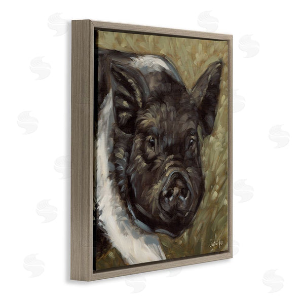 Stupell Industries Sara G. Designs | Country Pig Painting Wall Art