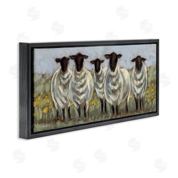 Stupell Industries Sara G. Designs | Gazing Sheep Impression Wall Art