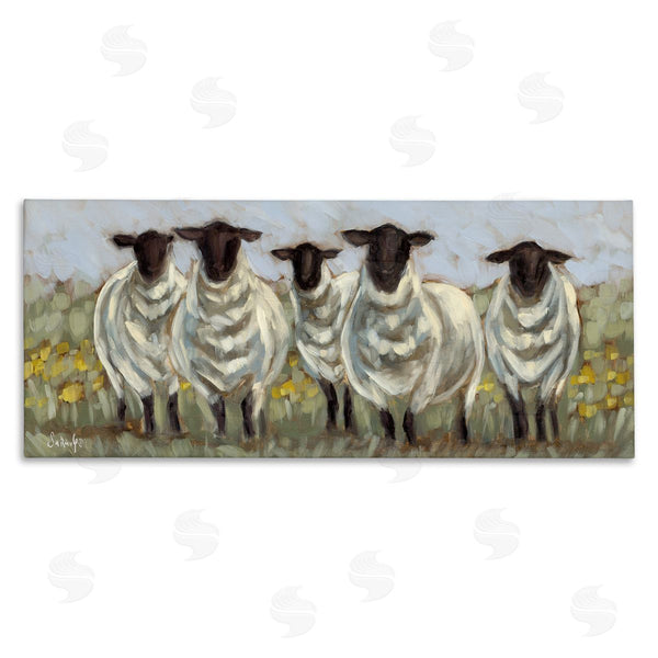 stupell industries Sara G. Designs | Gazing Sheep Impression Wall Art
