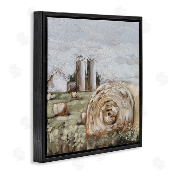 Stupell Industries Sara G. Designs | Hay Bales Farmland Pasture