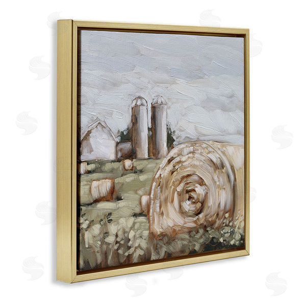 Stupell Industries Sara G. Designs | Hay Bales Farmland Pasture