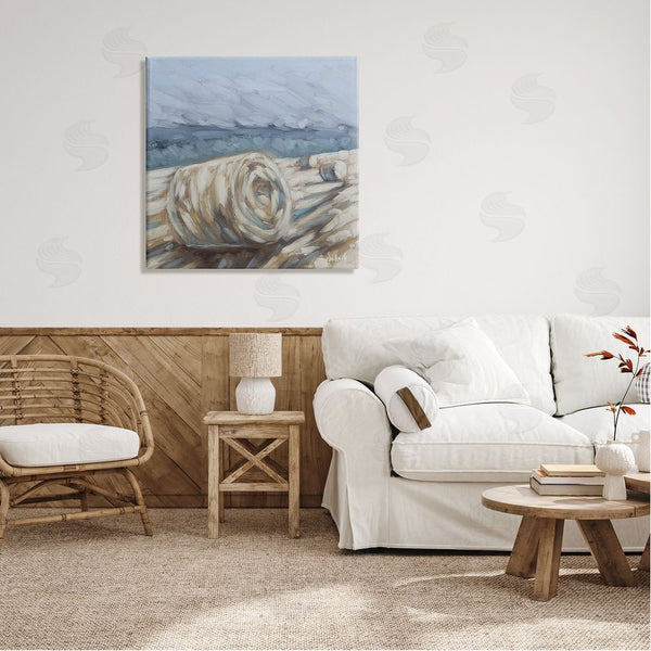 Stupell Industries Sara G. Designs | Hay Bales Rural Farm Field Wall Art