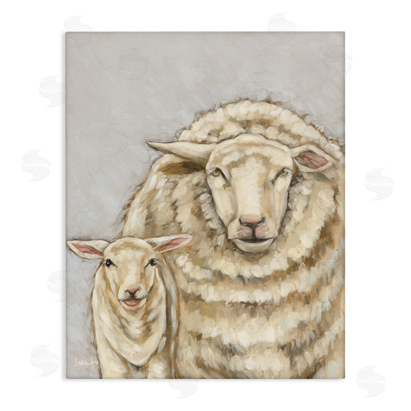 stupell industries Sara G. Designs | Neutral Sheep and Lamb