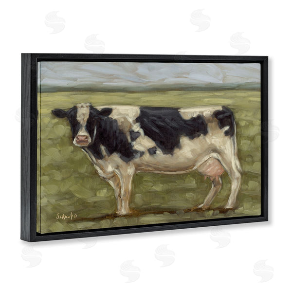Stupell Industries Sara G. Designs | Painterly Cow On Farm