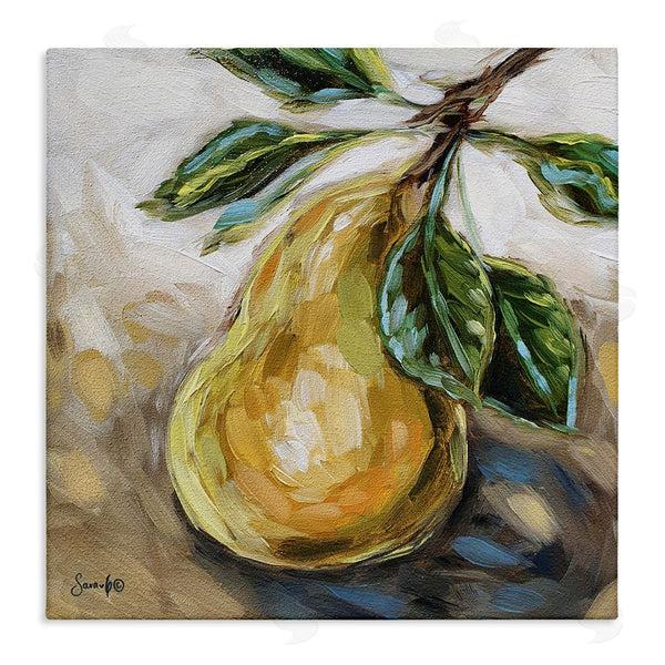 stupell industries Sara G. Designs | Pear Still Life Painting Wall Art