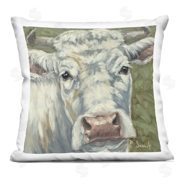 stupell industries Sara G. Designs | Pearl Of The Pasture Throw Pillow