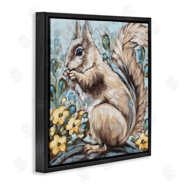 Stupell Industries Sara G. Designs | Squirrel Forest Flower Blossoms Wall Art