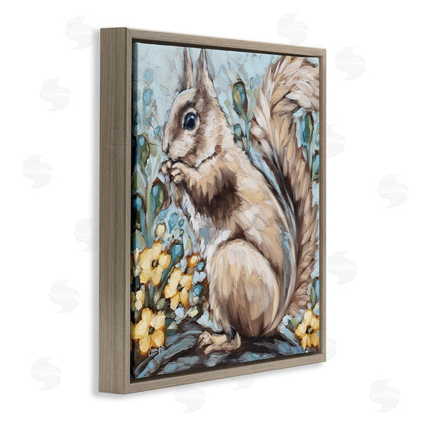 Stupell Industries Sara G. Designs | Squirrel Forest Flower Blossoms Wall Art