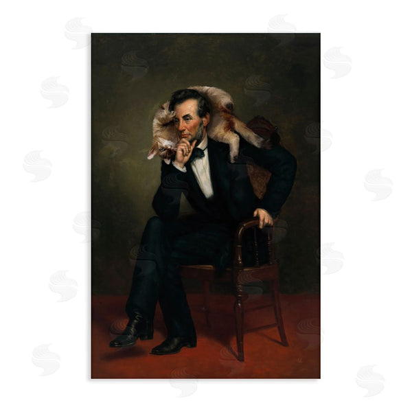 stupell industries Sarah Adams | Cat & Historical Leader Wall Art