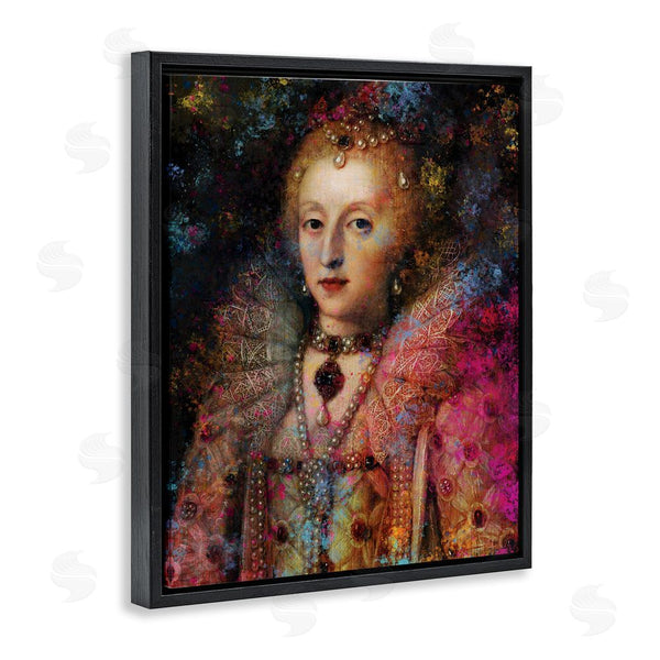 Stupell Industries Sarah Adams | Dappled Royalty Renaissance Portrait Wall Art