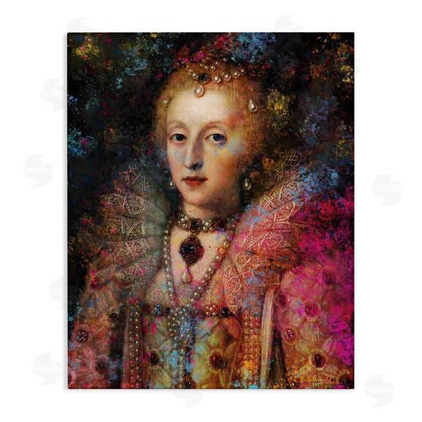 stupell industries Sarah Adams | Dappled Royalty Renaissance Portrait Wall Art