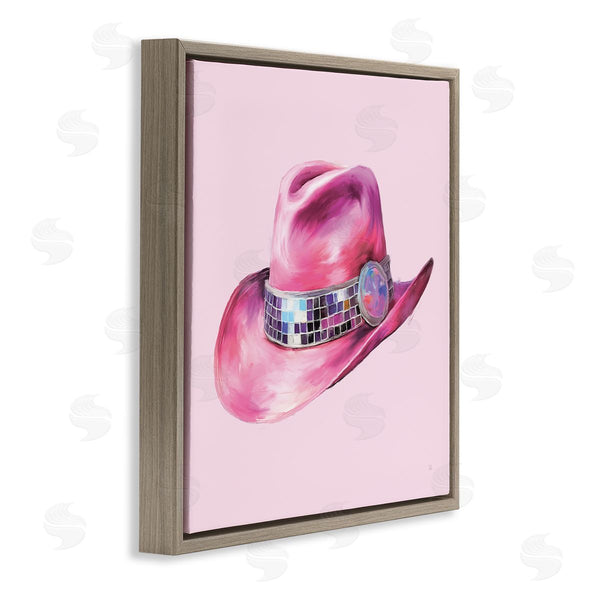 Stupell Industries Sarah Adams | Disco Adorned Cowgirl Hat