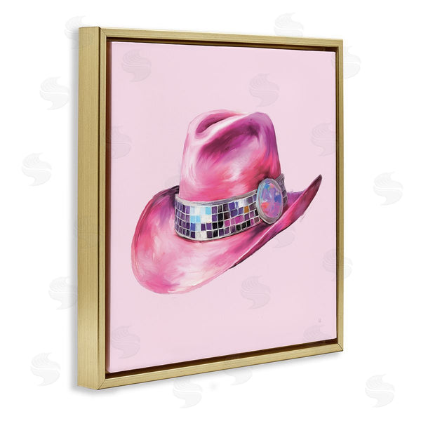 Stupell Industries Sarah Adams | Disco Adorned Cowgirl Hat