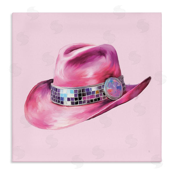 stupell industries Sarah Adams | Disco Adorned Cowgirl Hat