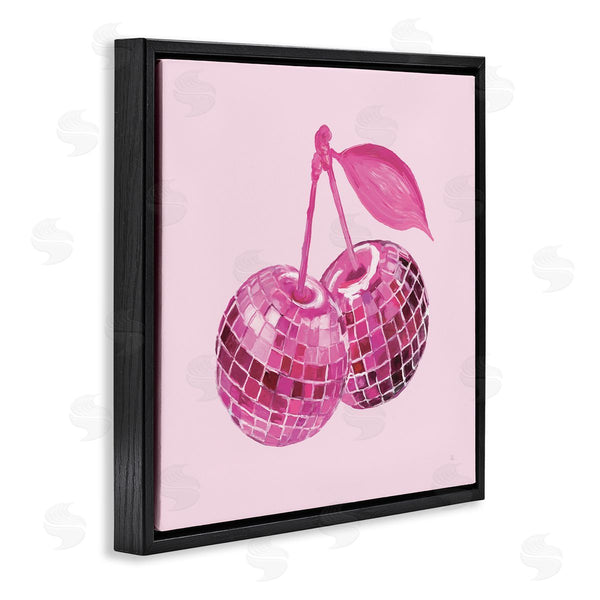 Stupell Industries Sarah Adams | Pink Glam Disco Cherries