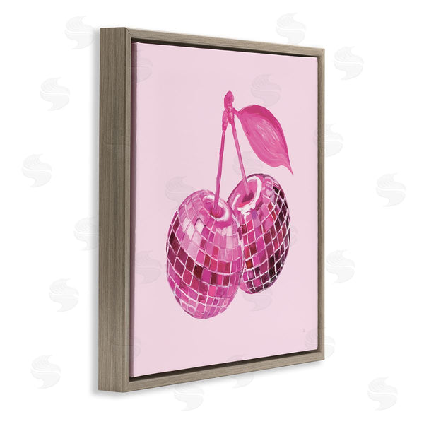 Stupell Industries Sarah Adams | Pink Glam Disco Cherries