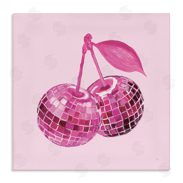 stupell industries Sarah Adams | Pink Glam Disco Cherries