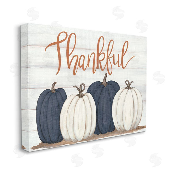 Stupell Industries Sarah Baker | Thankful Greeting With Pumpkins