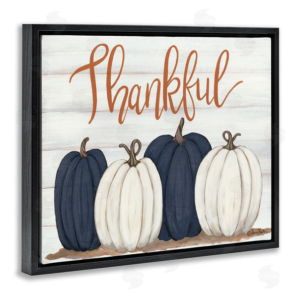 Stupell Industries Sarah Baker | Thankful Greeting With Pumpkins