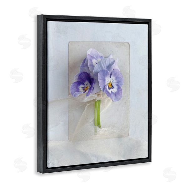 Stupell Industries Sarah Gardner | Violets Wrapped In Sheer Soft Country Floral Wall Art