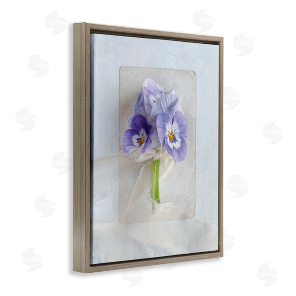 Stupell Industries Sarah Gardner | Violets Wrapped In Sheer Soft Country Floral Wall Art