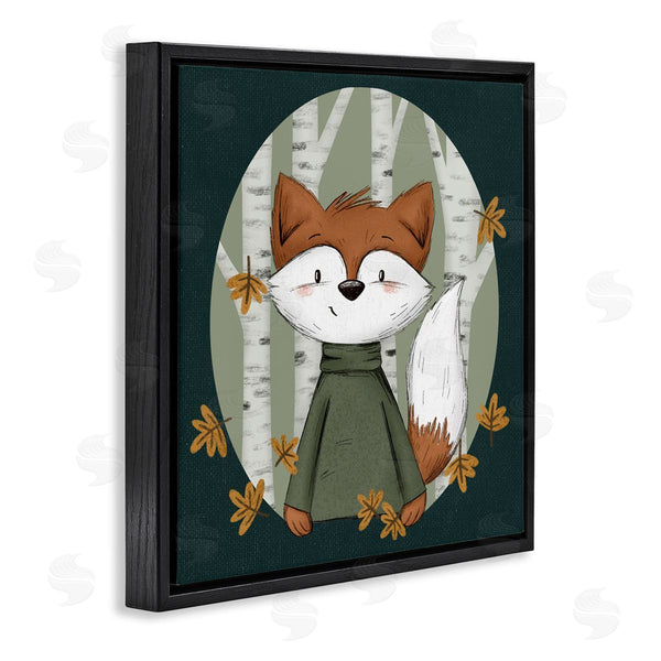 Stupell Industries Sarah Hickman | Autumnal Fox & Birch Trees