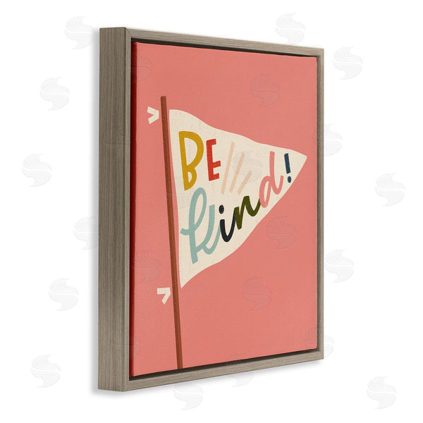 Stupell Industries Sarah Hickman | Be Kind Phrase On Flag