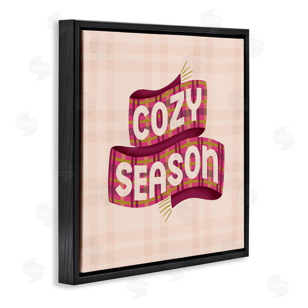 Stupell Industries Sarah Hickman | Cozy Season Scarf On Plaid